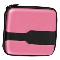 Hama CD Wallet Metallic 24, pink/black (00033874) Hama CD Wallet Metallic 24, pink/black (00033874)
